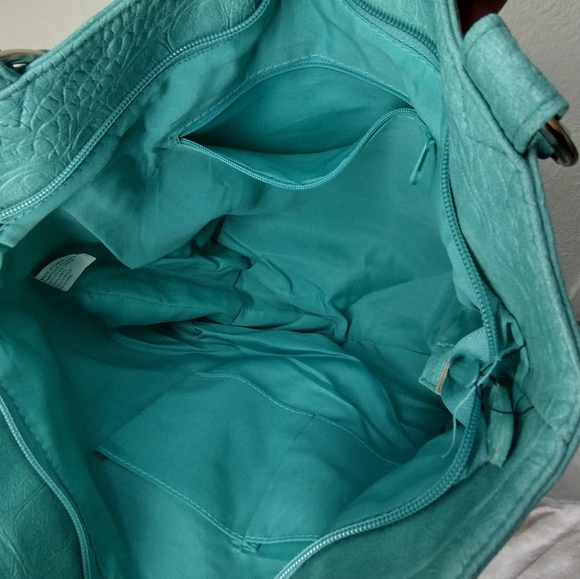 Women's alligator print leather bag - Picture 5 of 5